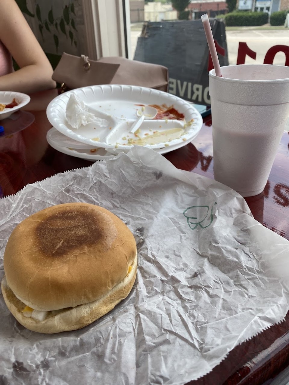 Philly cheese steak sandwich and patty melt.