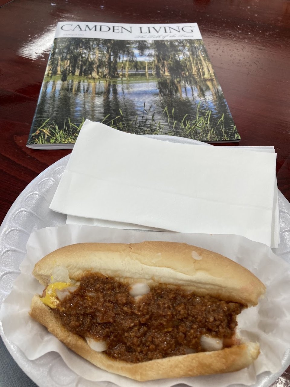 Hotdog All the Way with Chili